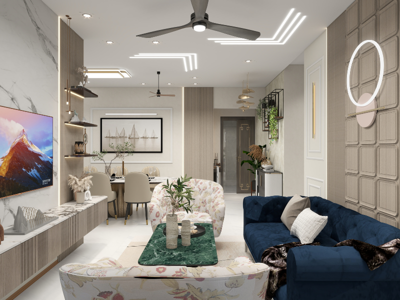 Modern Contemporary Elegance in Delhi Home